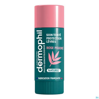 Dermophil Indien Stick Levres Soin Teinte Rose Poudre 4g