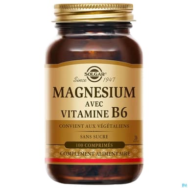 Solgar Magnesium Vitamine B6 Comprime 100