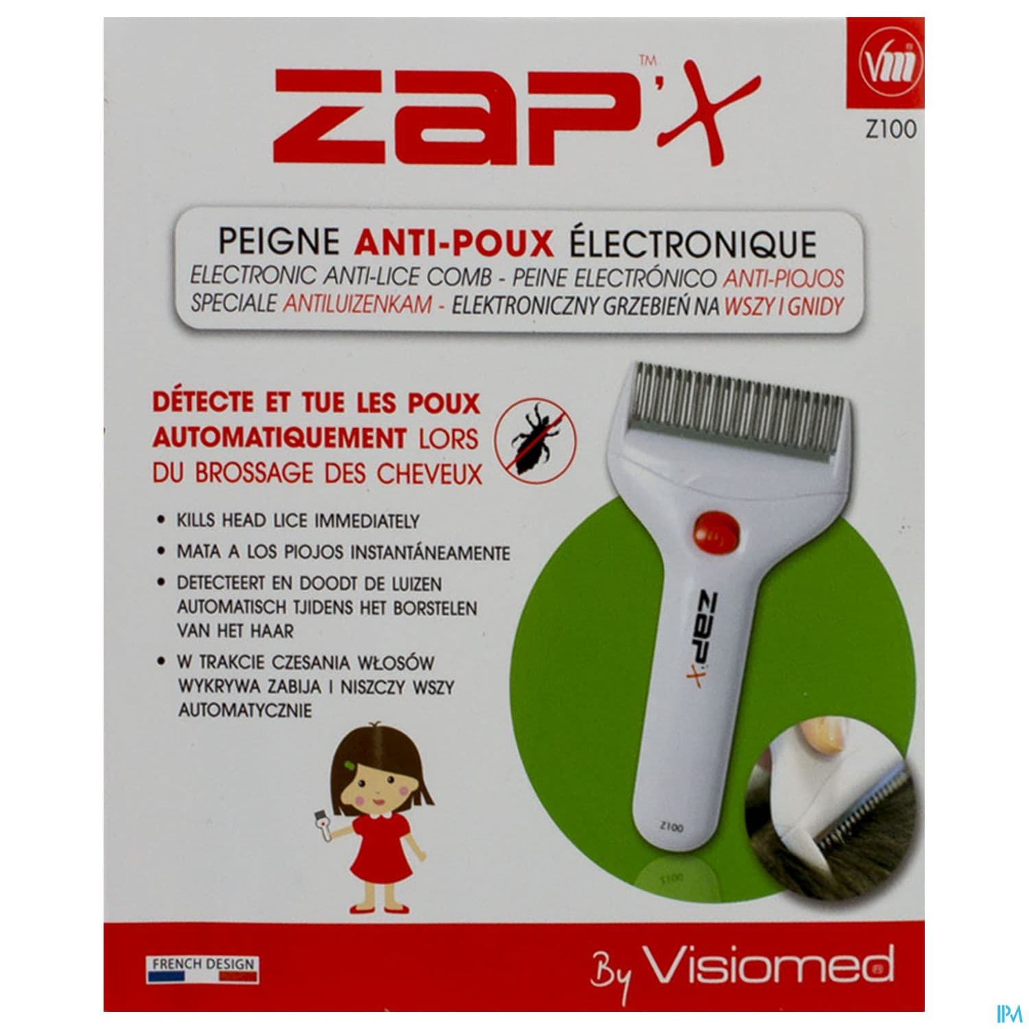 ZAP'X PEIGNE A/POUX ELECT