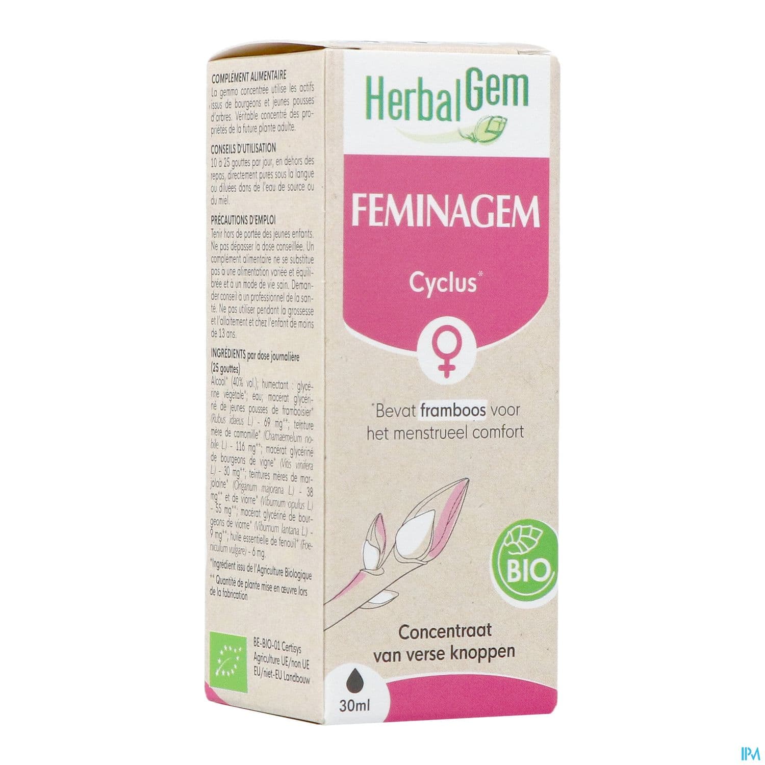 Herbalgem Feminagem Gc21 Confort Menstruel Bio 30ml