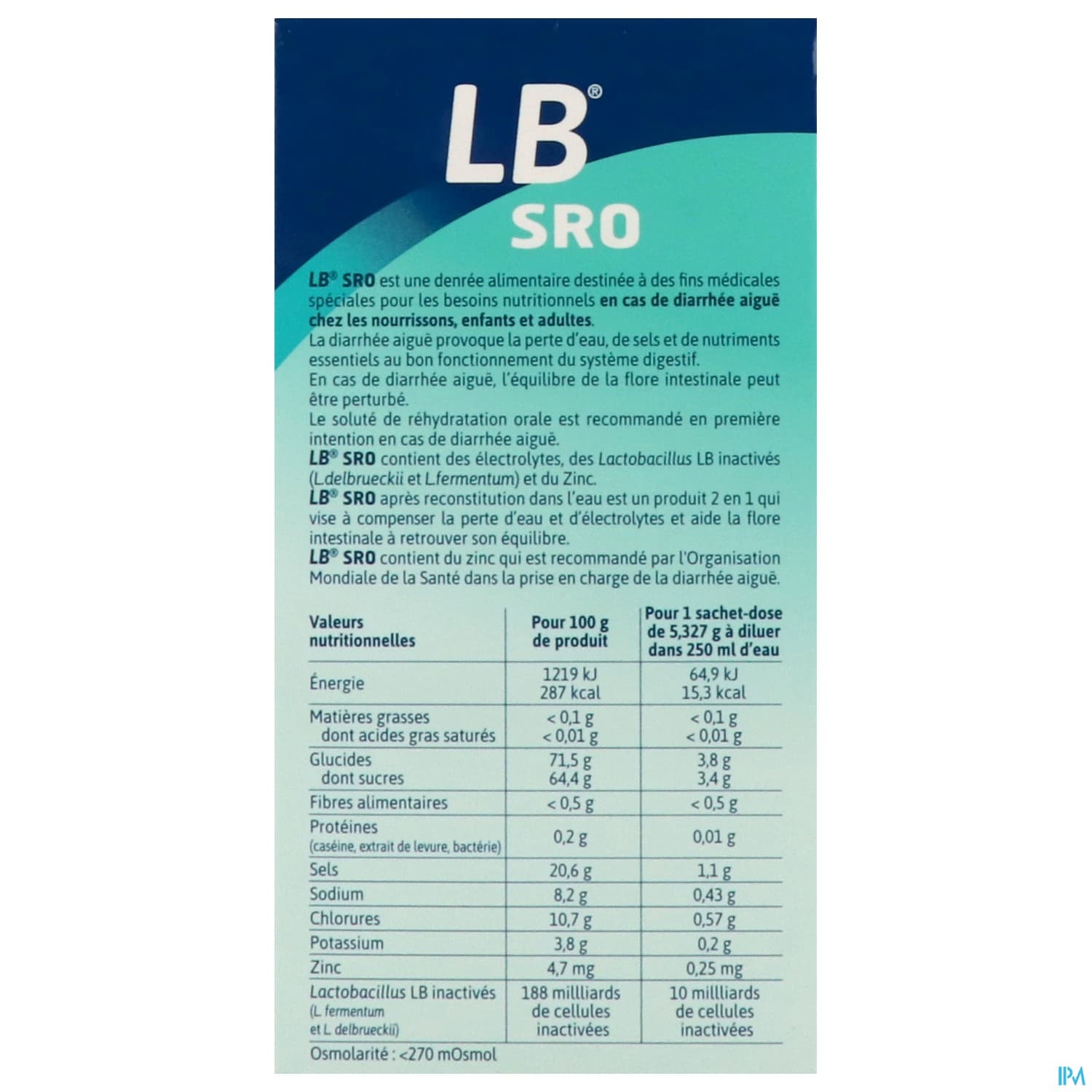 Lb Sro Poudre Pour Suspension Buvable Sachet 5g3 10
