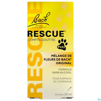 Rescue Bach Pets Compte Gouttes 20ml