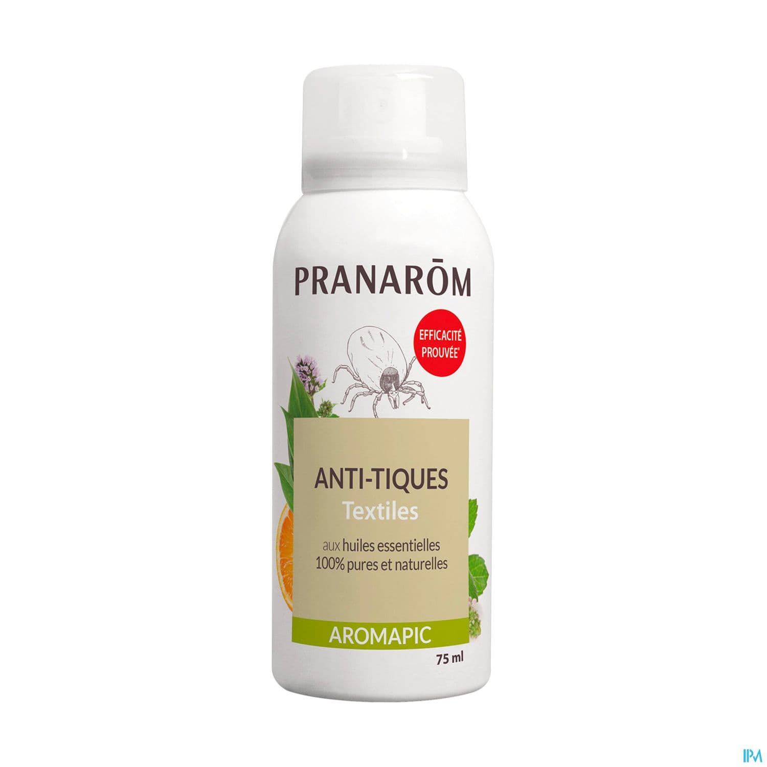 Pranarom Aromapic Spray Anti Tiques Textile 75ml