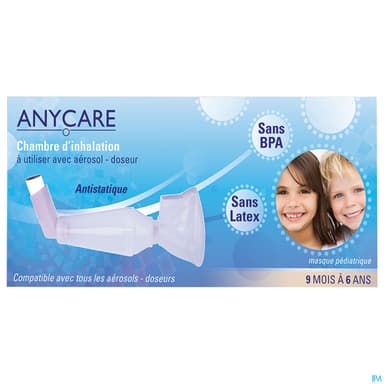 ANYCARE CHAMBRE INHALATION 9M -6AN