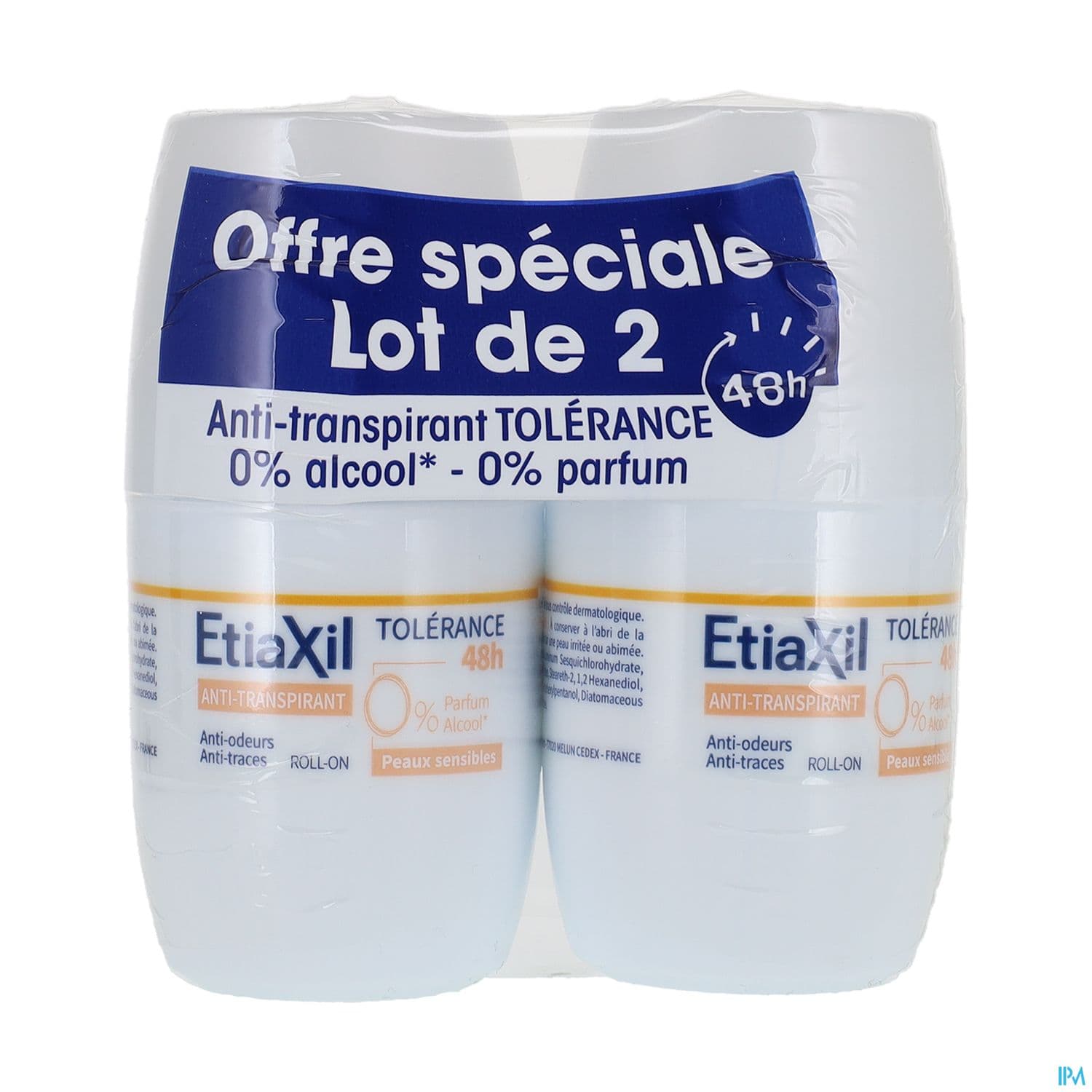 ETIAXIL DEO TOLERANCE 48H ROL50ML2