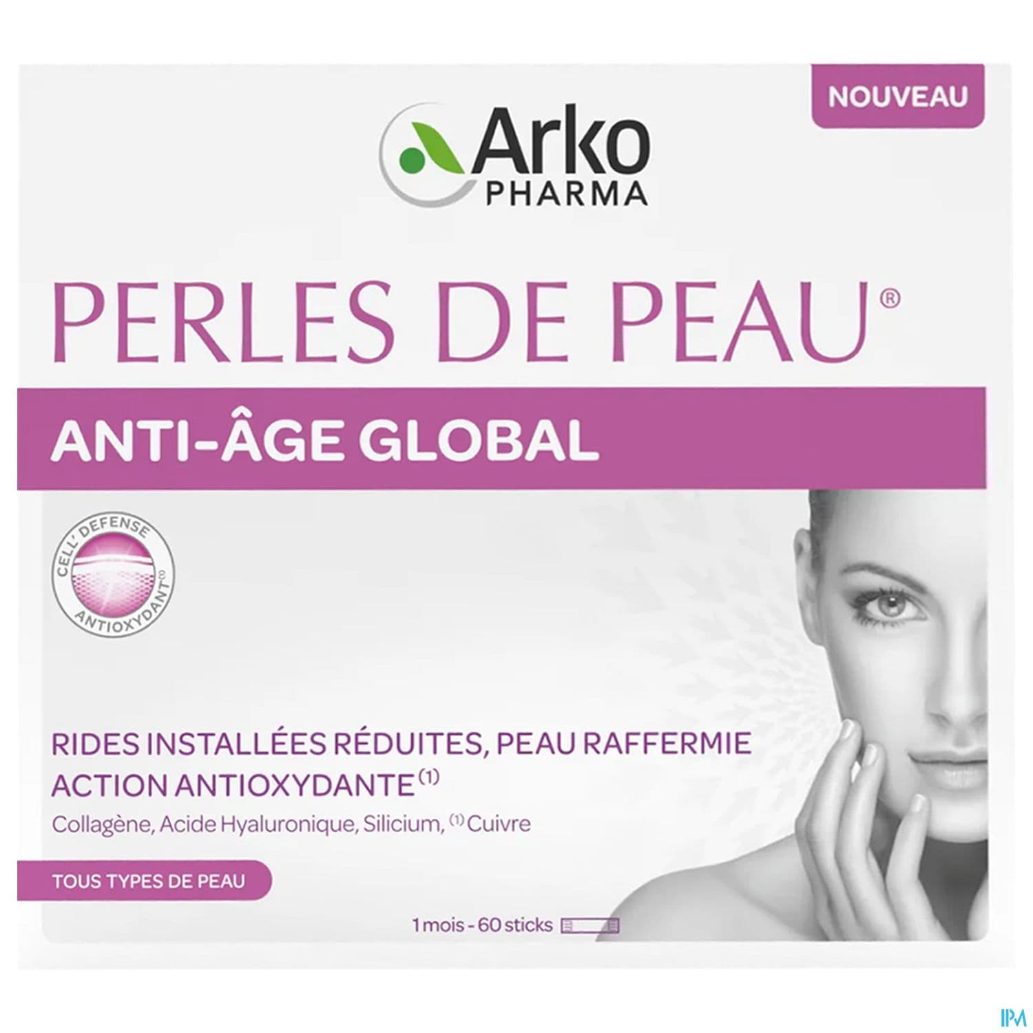 Arkopharma Perled De Peau Antiage Global Stick X60