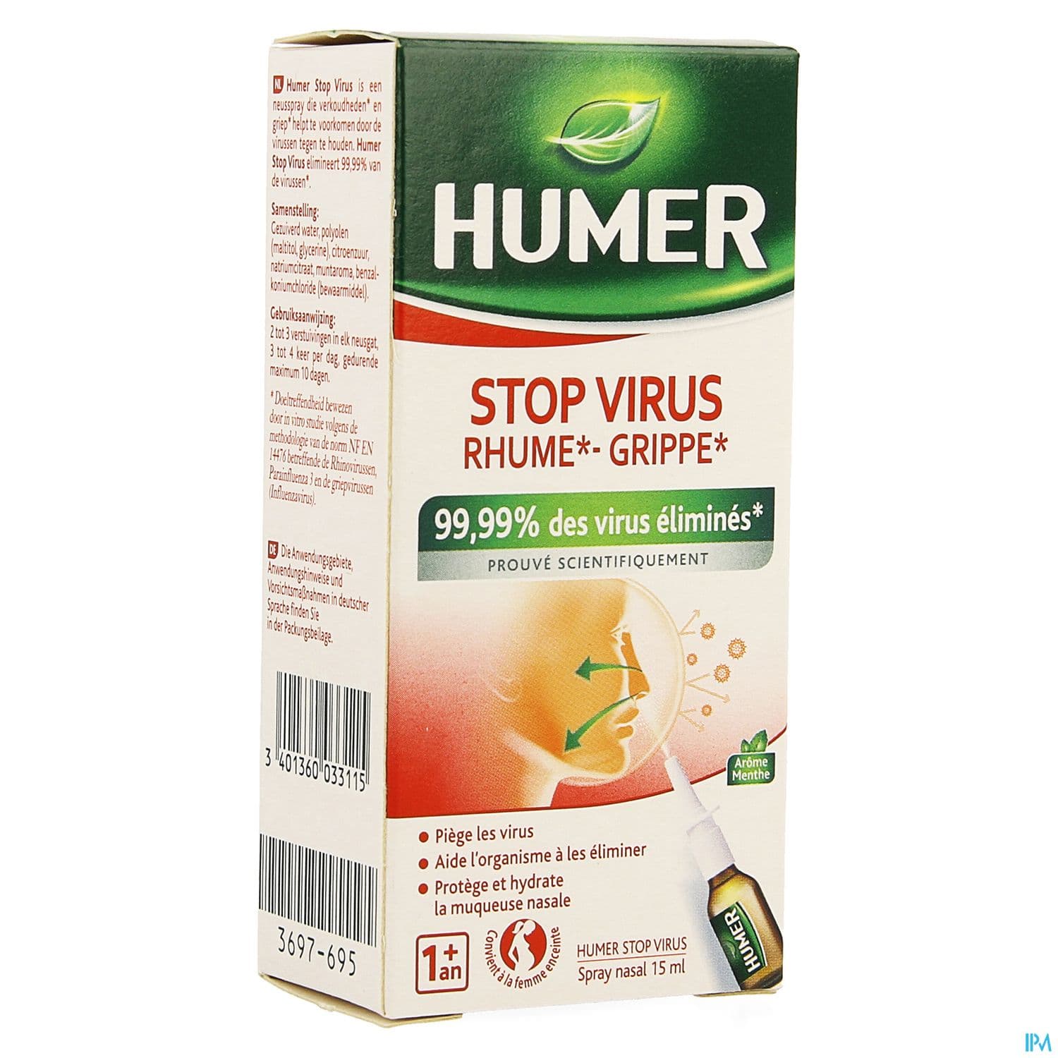 HUMER STOP VIRUS SPR NAS 15ML