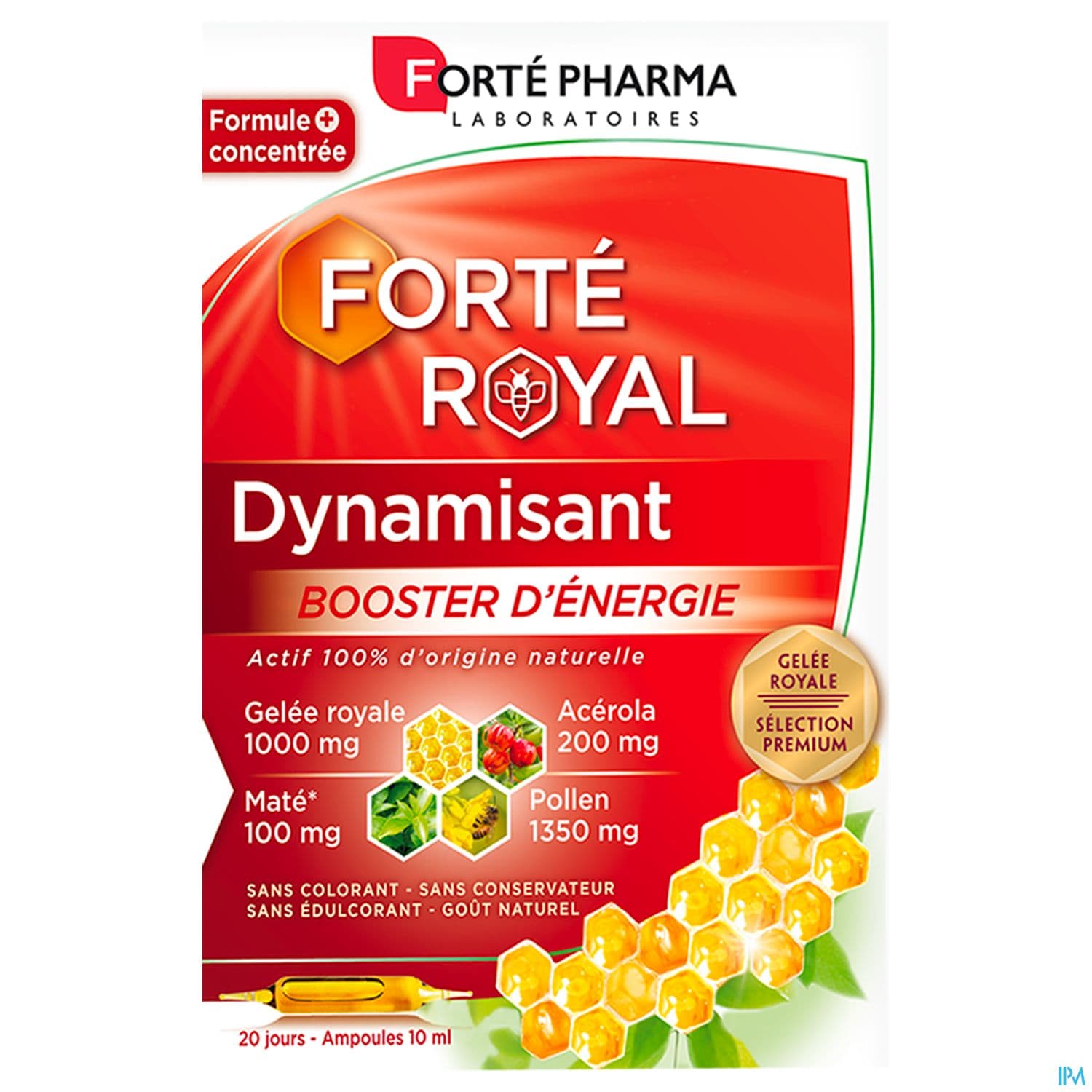Forte Pharma Forte Royal Dynamisant Ampoule Buvable 10ml 20