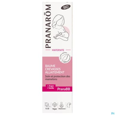 Pranarom Pranabb Maternite Baume Crevasses Mamelons Bio Eco 15ml
