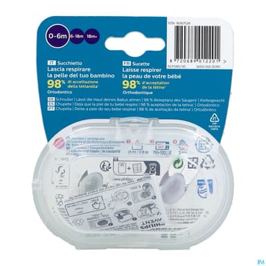Avent Sucette Ultra Air 0/6mois X2