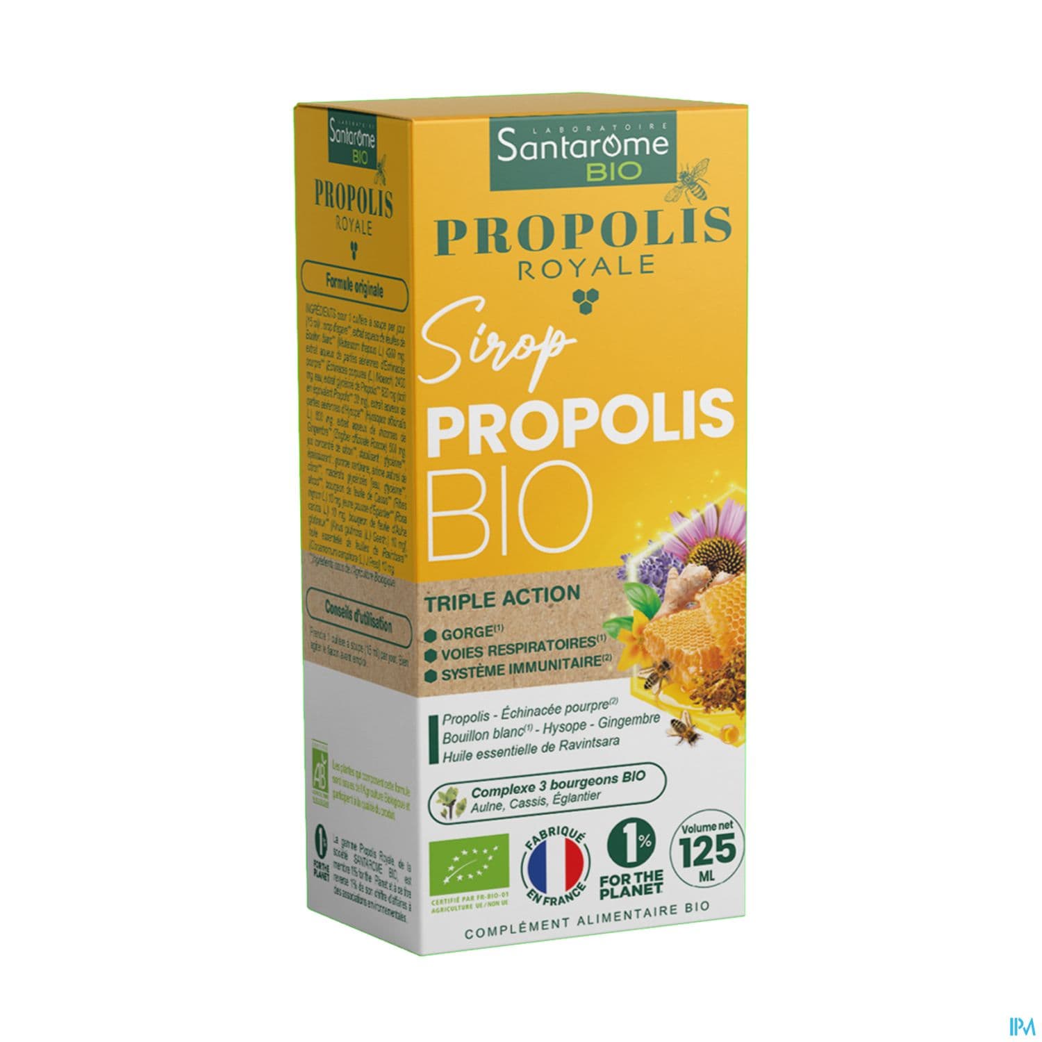Santarome Sirop Propolis Bio 125ml