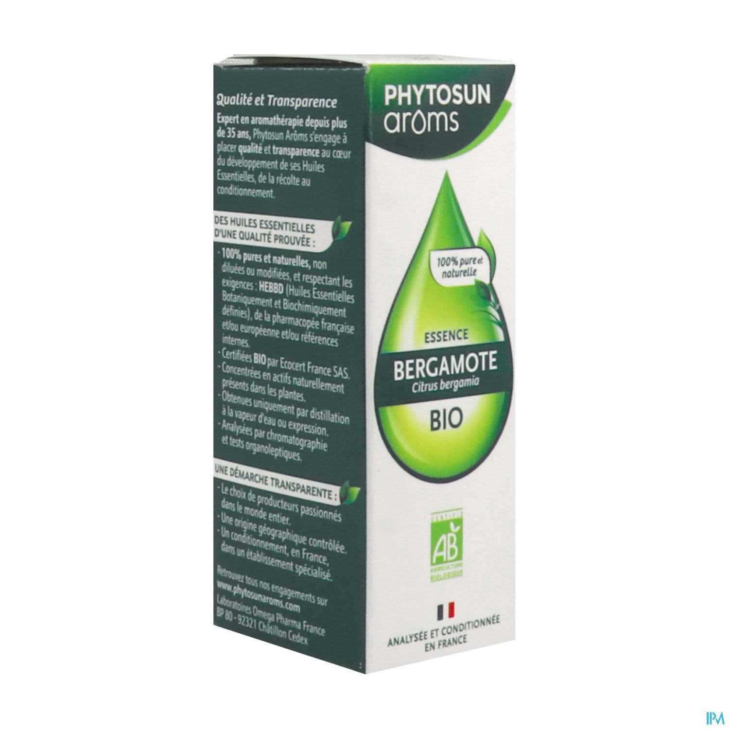 PHYTOSUNAROM BERGAMOTE BIO HE 10ML