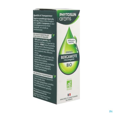 PHYTOSUNAROM BERGAMOTE BIO HE 10ML