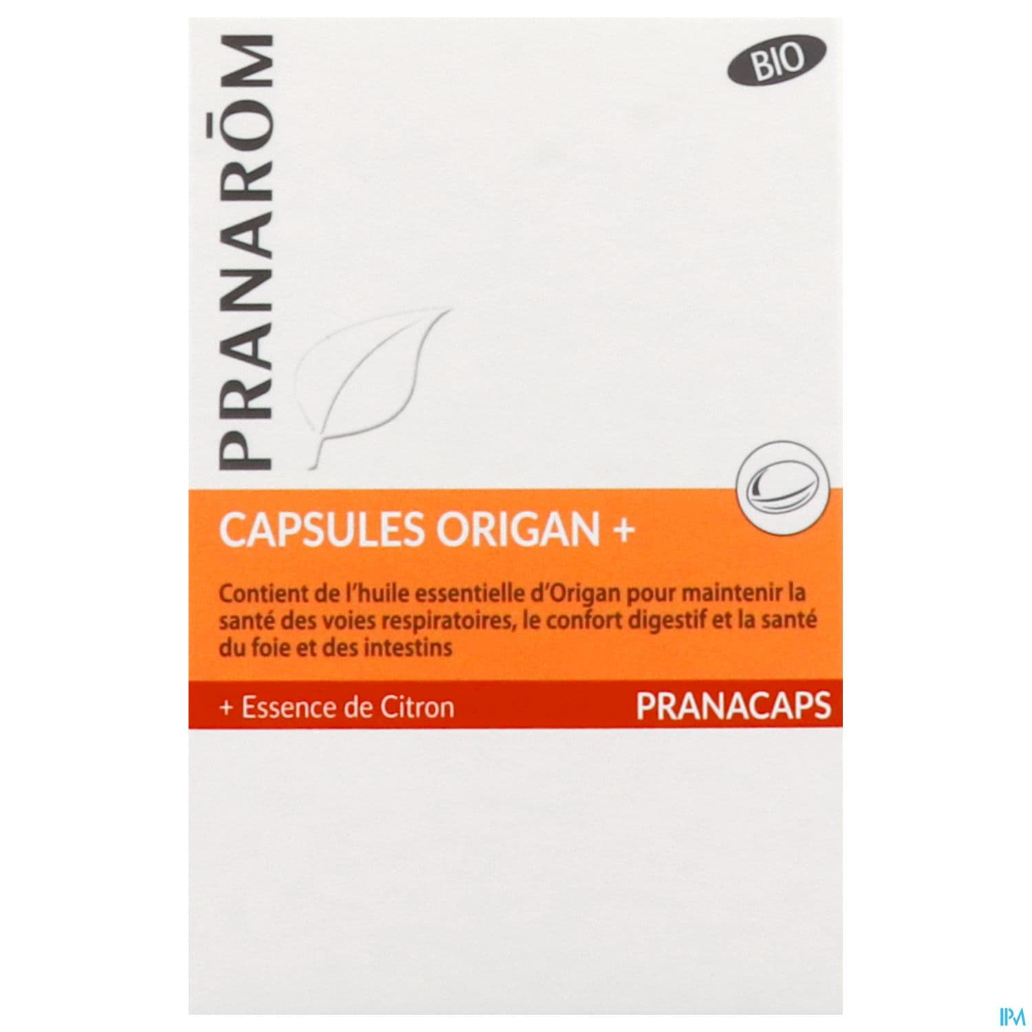 PRANAROM PRANACAPS ORIGAN+ CAP30