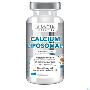 BIOCYTE CALCIUM D3 K2 GELUL 60