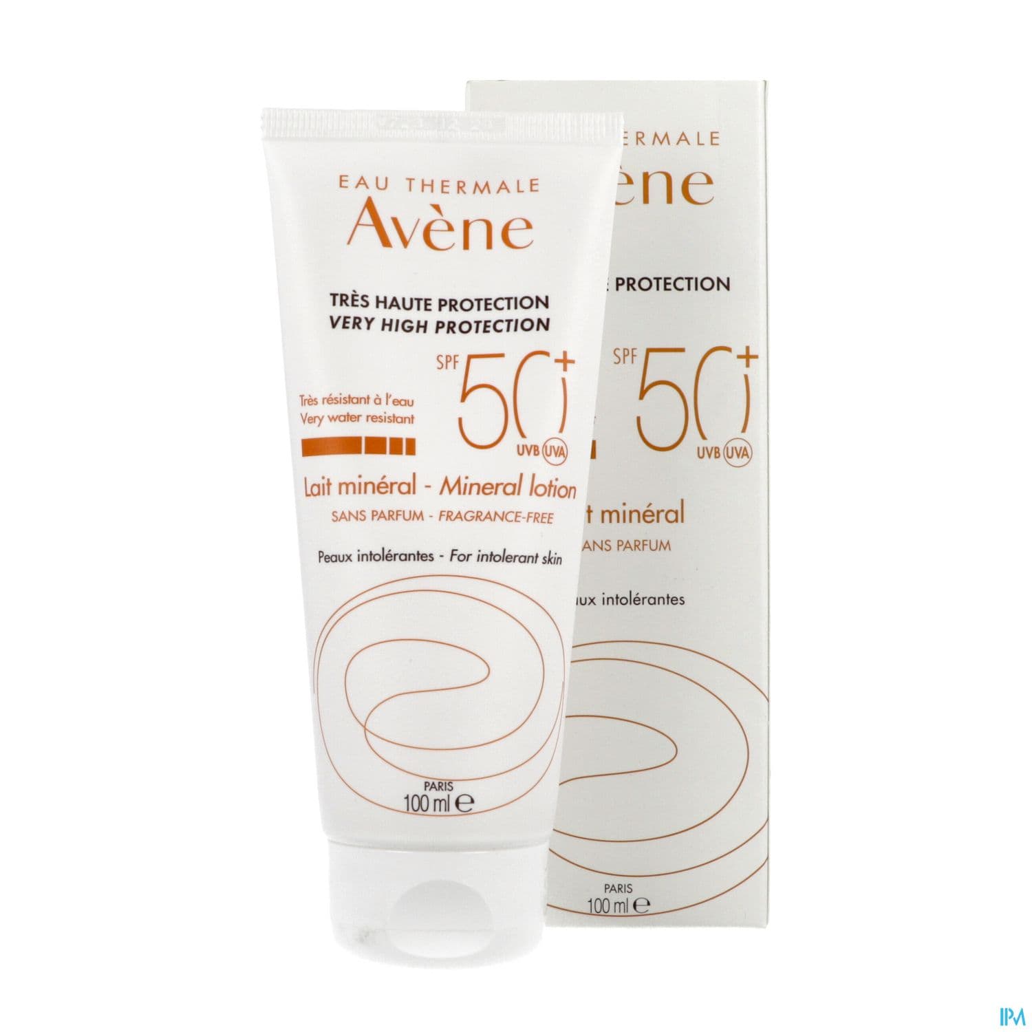 Eau Thermale Avene Solaire Lait Mineral Spf50+ 100ml