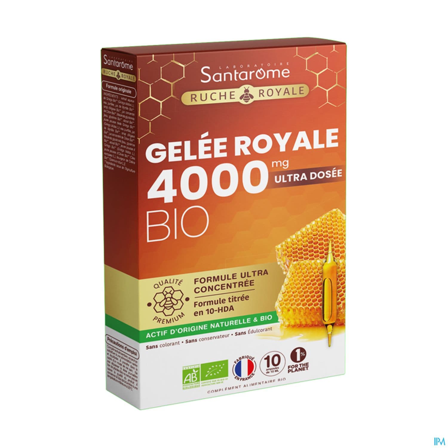 SANTAROME GELEE ROYAL4000 AMP 10 — Pharmacie Saxe