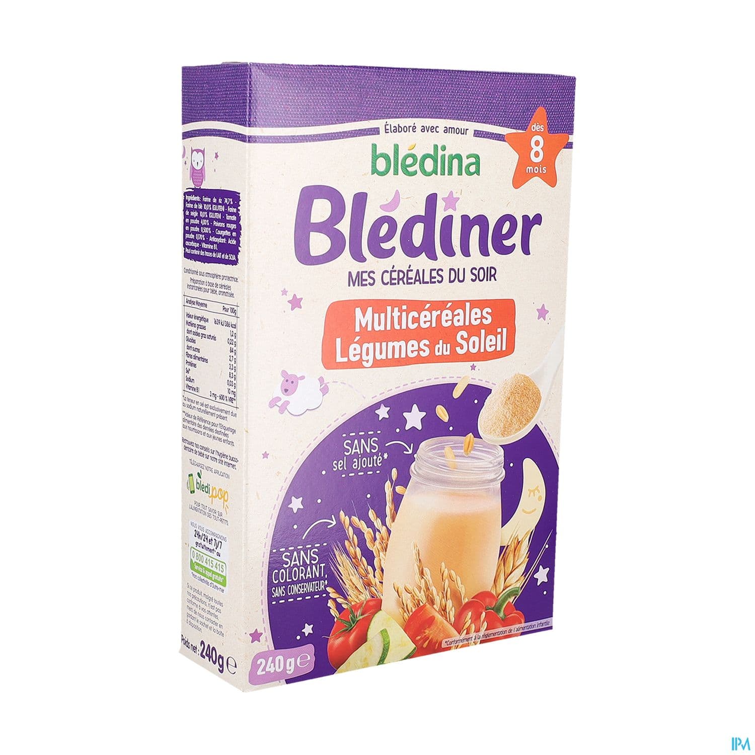 Blediner Multicereales Legumes Du Soleil 240g