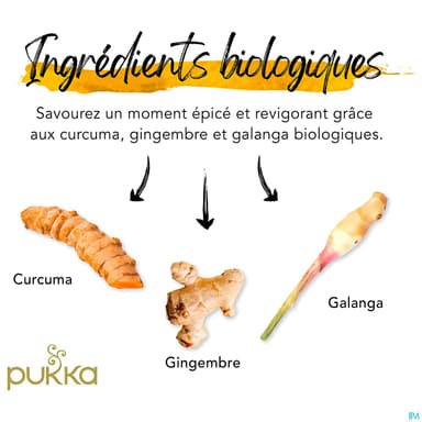 Pukka Infusion Curcuma Tonique Bio Sachet 20