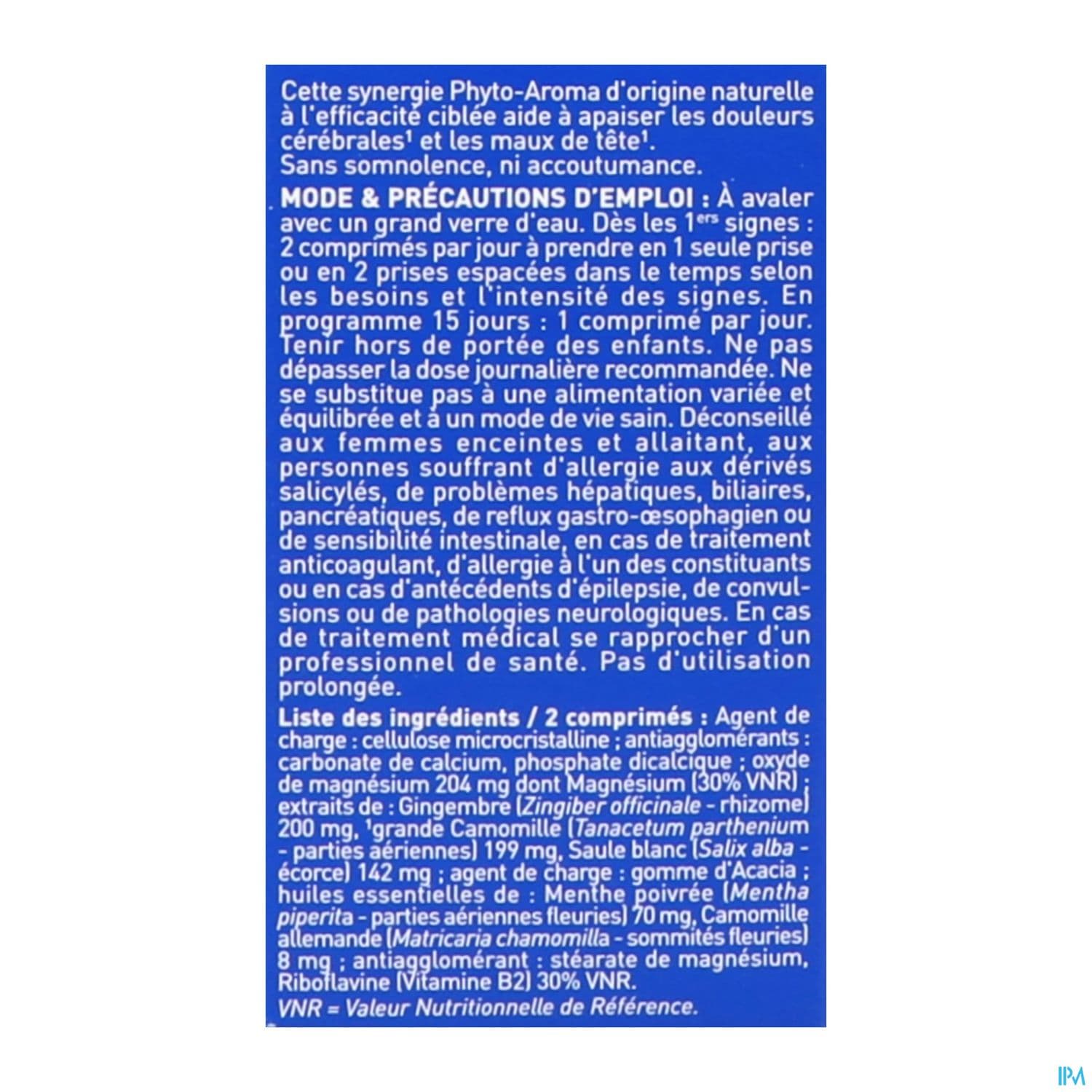 Puressentiel Comprime Migra Pure 15