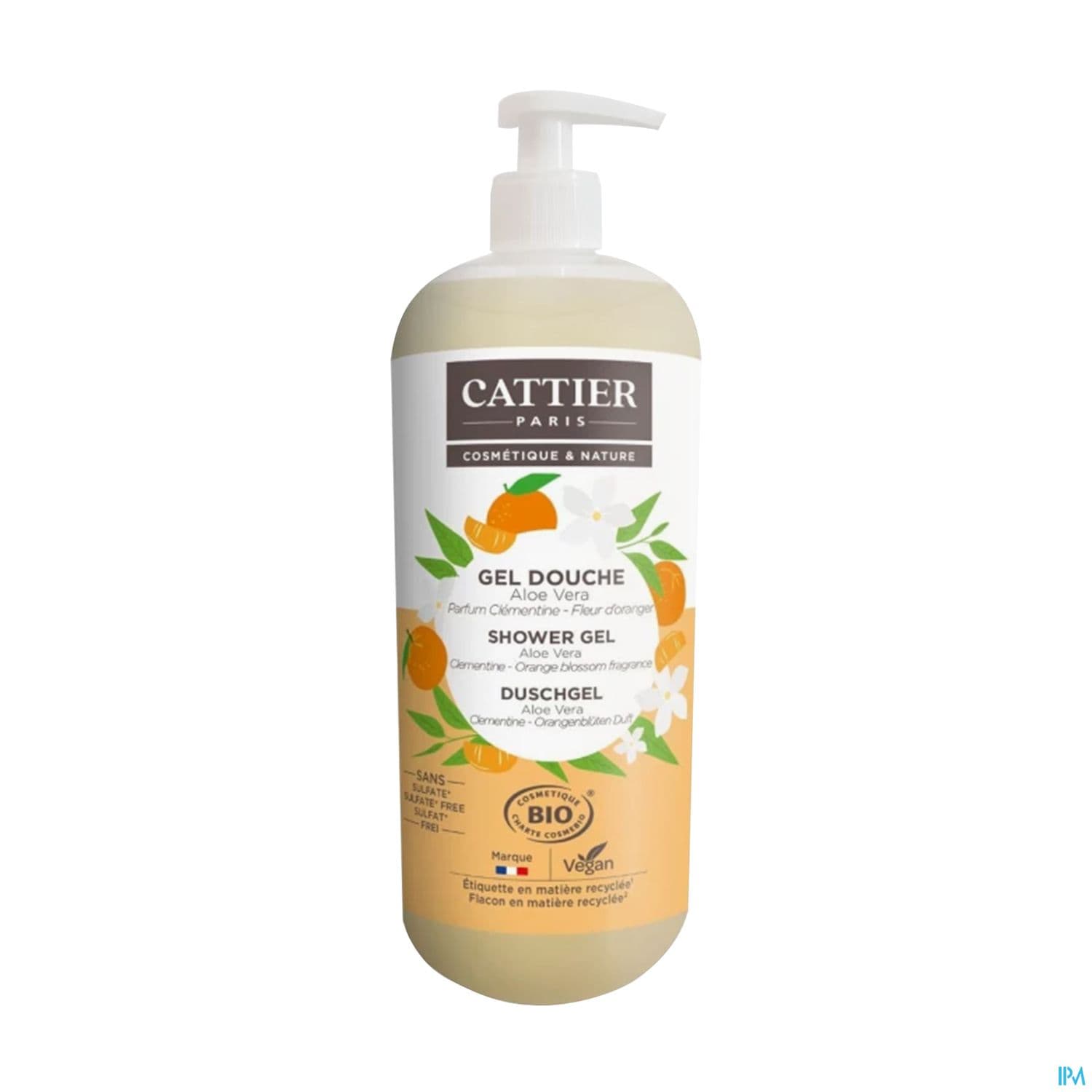 CATTIER GEL DCH S/SULF CLEM ORAN1L — Pharmacie du Grand Vitrolles