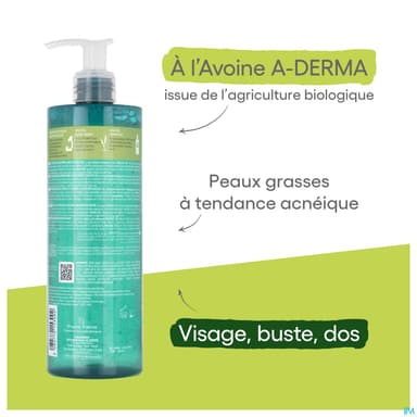 A-DERMA BIOLOGY AC GEL MOUSS 400ML