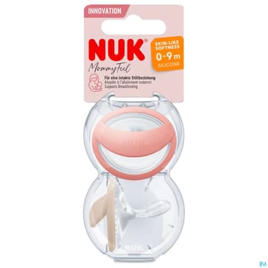 SUCET NUK 0-6M MOMMYFEEL BLUSH 2