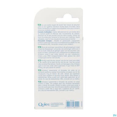 QUIES CURE OREILLE SOUPLE