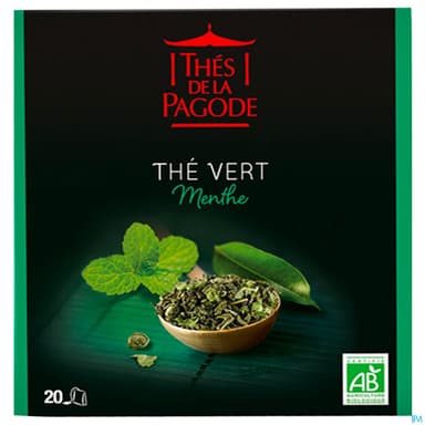 Thes De La Pagode The Vert Menthe Bio Infusette 20