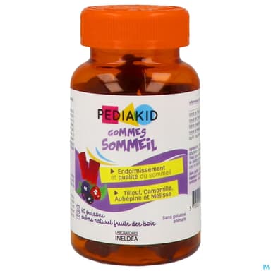 PEDIAKID GOM SOMMEIL OURS FRUIT 60