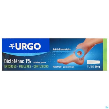 Diclofenac Urgo 1% Gel 50g