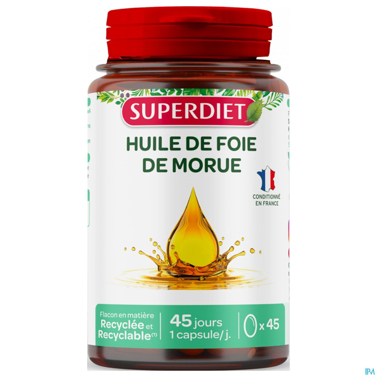 Superdiet Huile De Foie De Morue Capsule 45