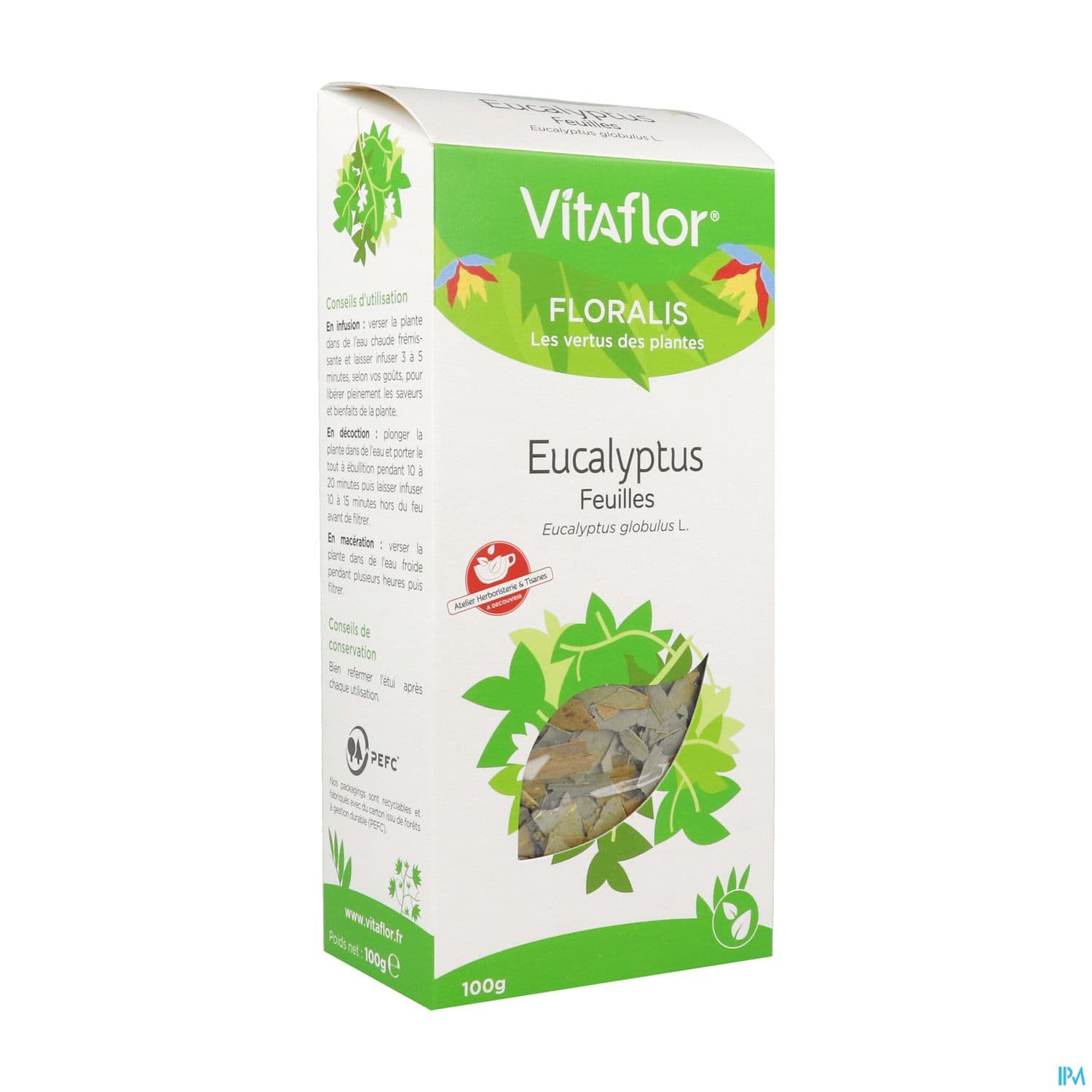 Vitaflor Eucalyptus Feuille Vrac 100g — Pharmacie Principale des Grésillons