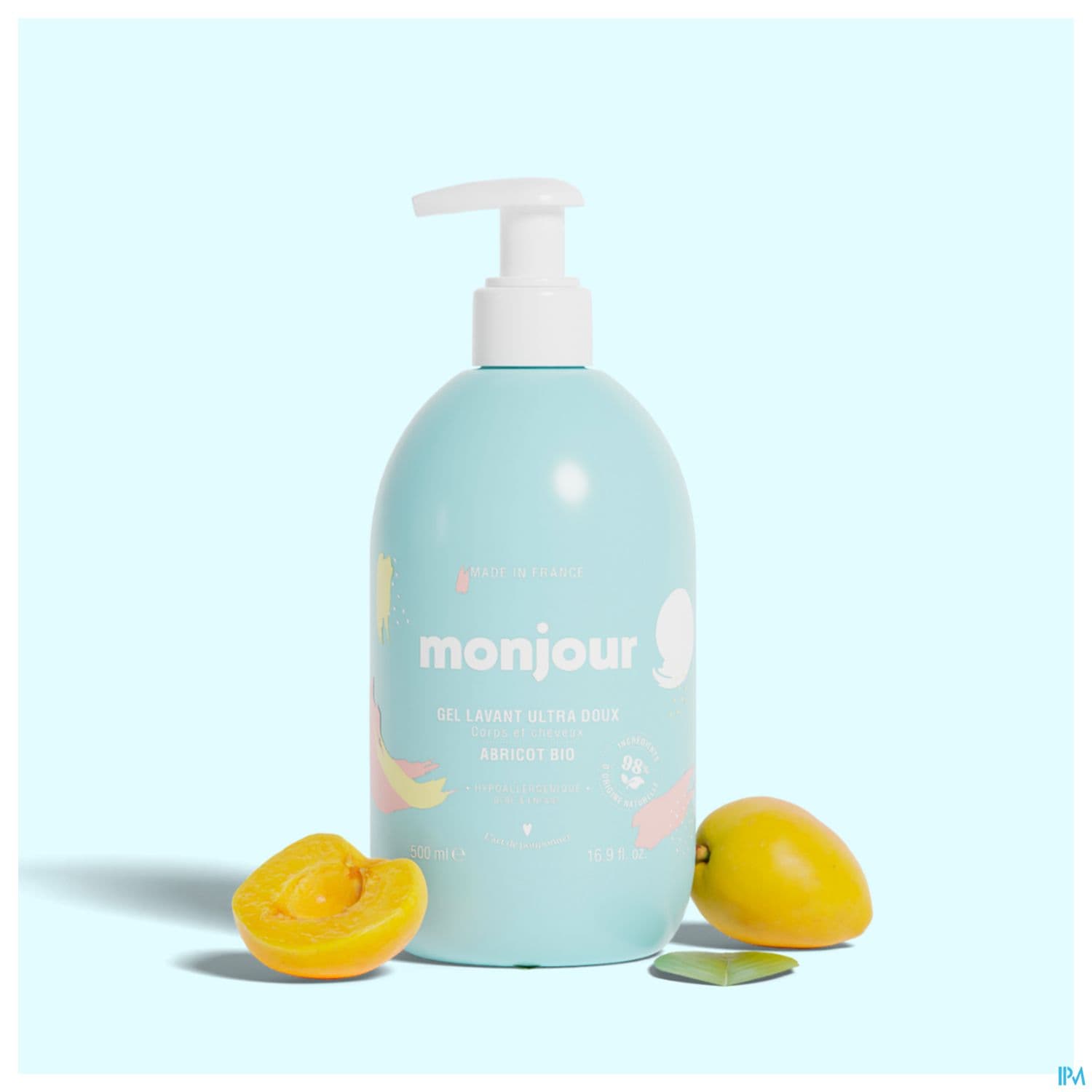 Monjour Gel Lavant Corps Et Cheveux Ultra Doux Et Des La Naissance 500ml