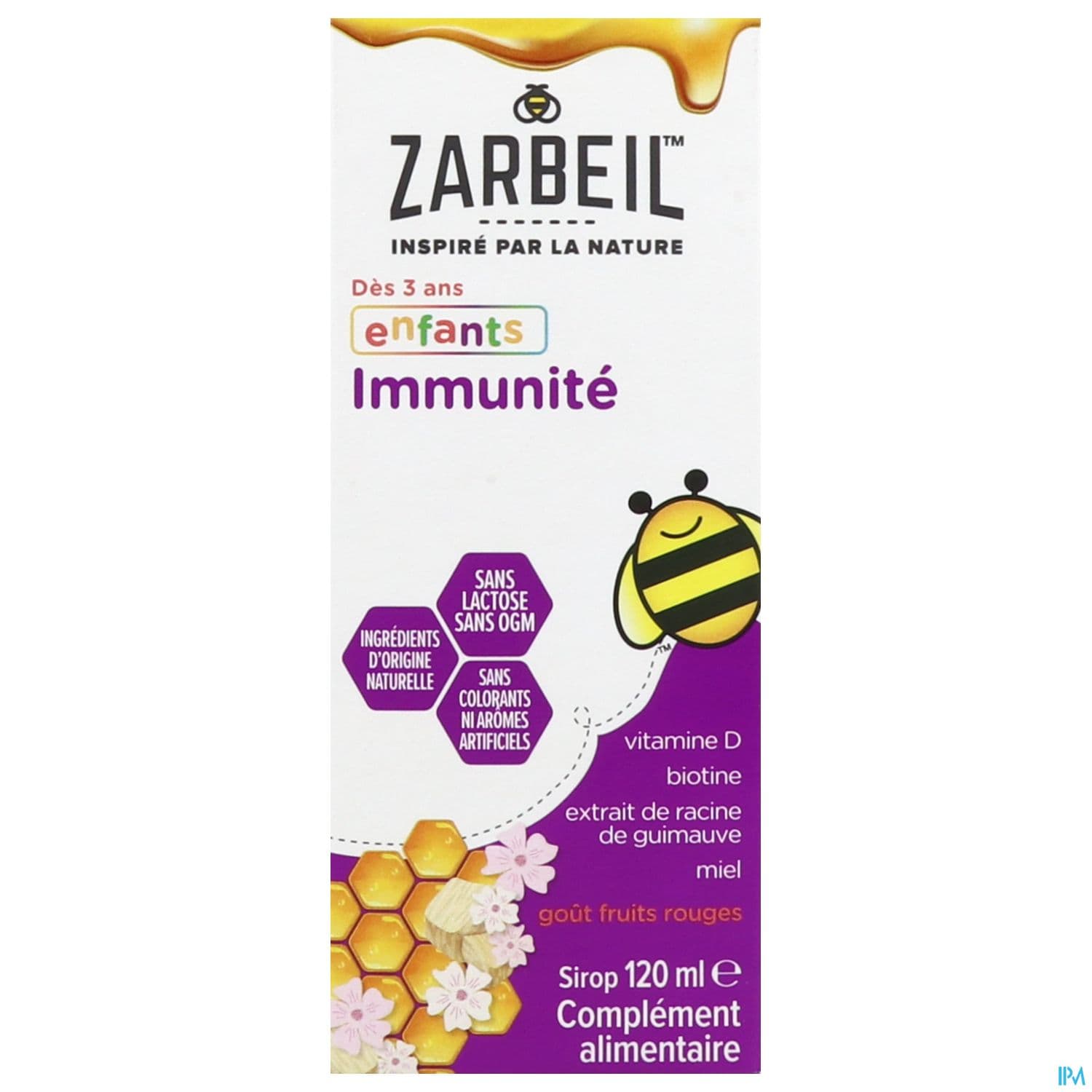 Zarbeil Sirop Enfant Immunite Gout Fruits Rouges 120ml