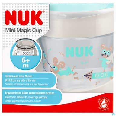NUK MINI MAGIC CUP TASSE +6M MIXTE