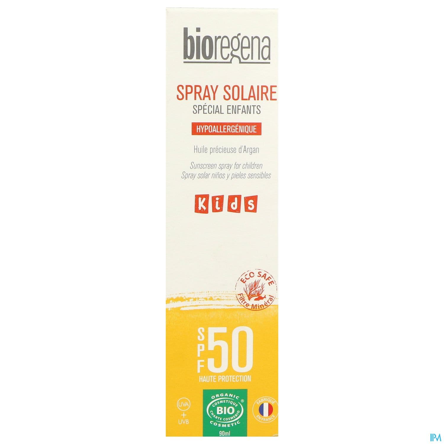 Bioregena Spray Solaire Spf50 Kids Bio 90ml