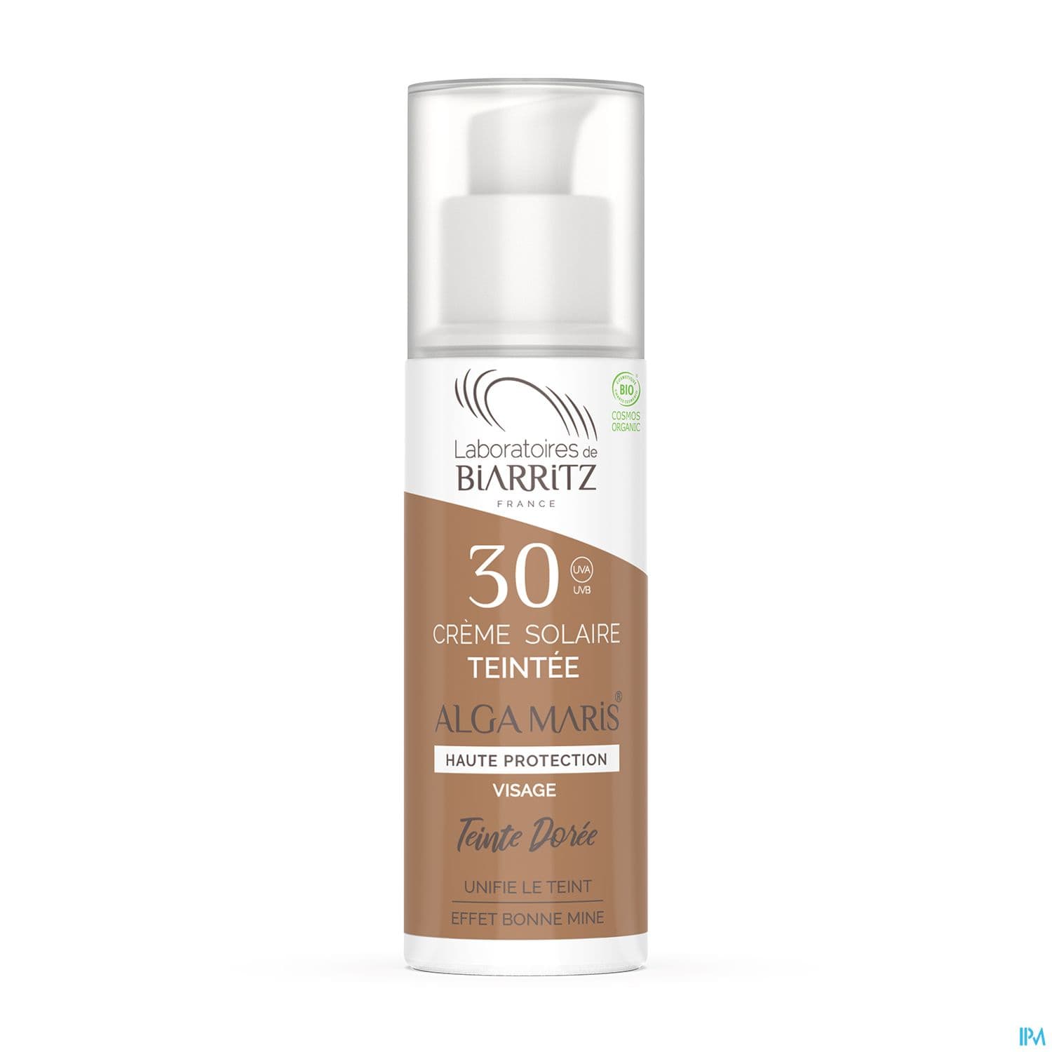 Alga Maris Creme Solaire Visage Ip30 Doree 50ml