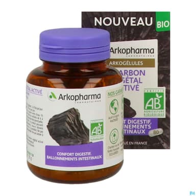 ARKOG CHARBON VEGETAL BIO GELUL 80