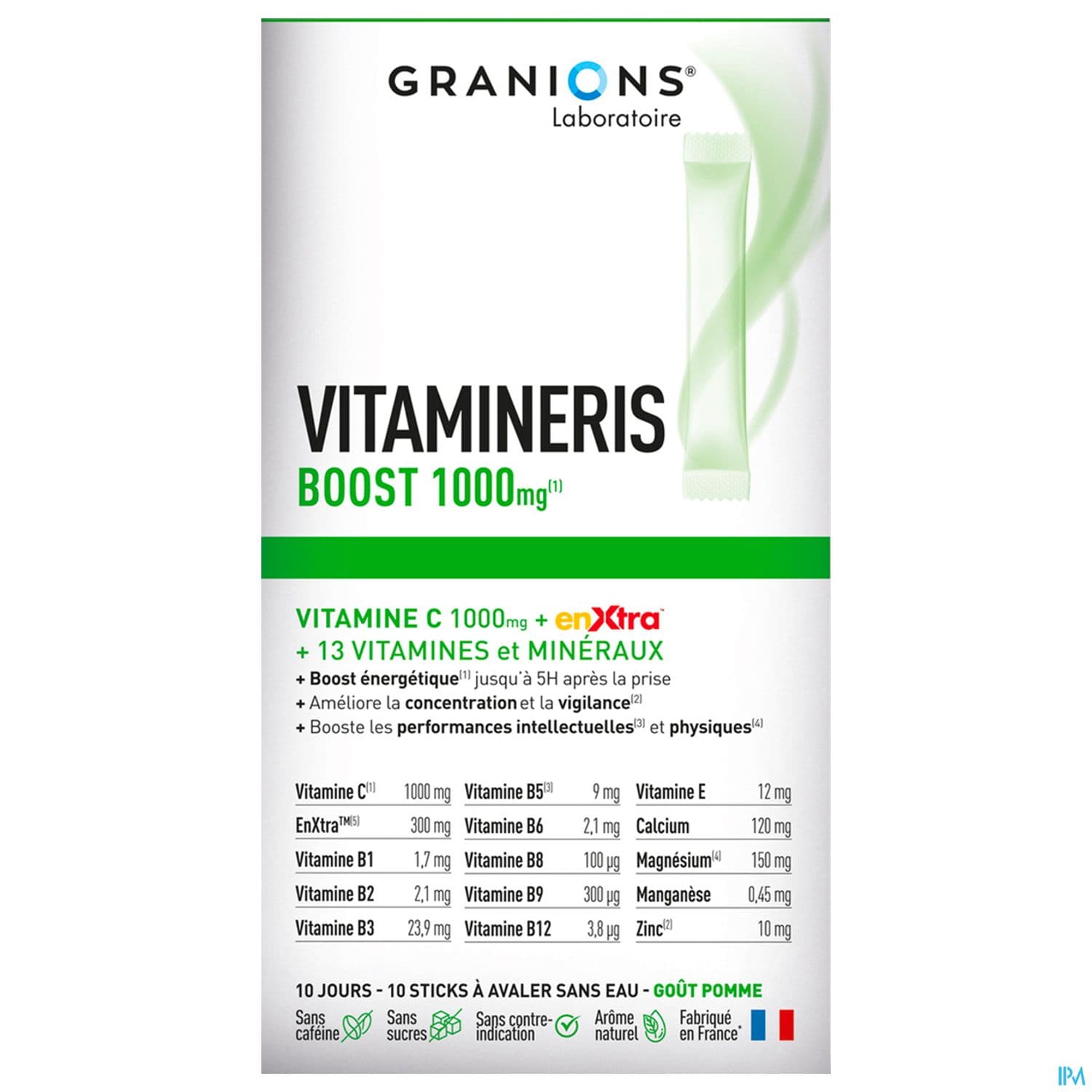 Granions Vitamineris Boost 1000mg 10 Sticks