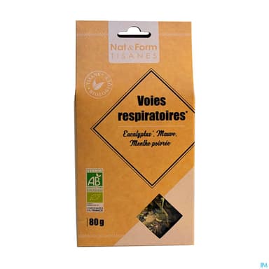Nat Et Form Tisane Voie Respiratoire Bio 80g