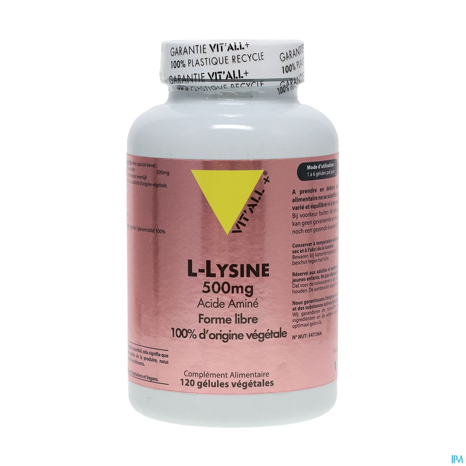 VIT ALL+ L LYSINE 500MG GELUL 120