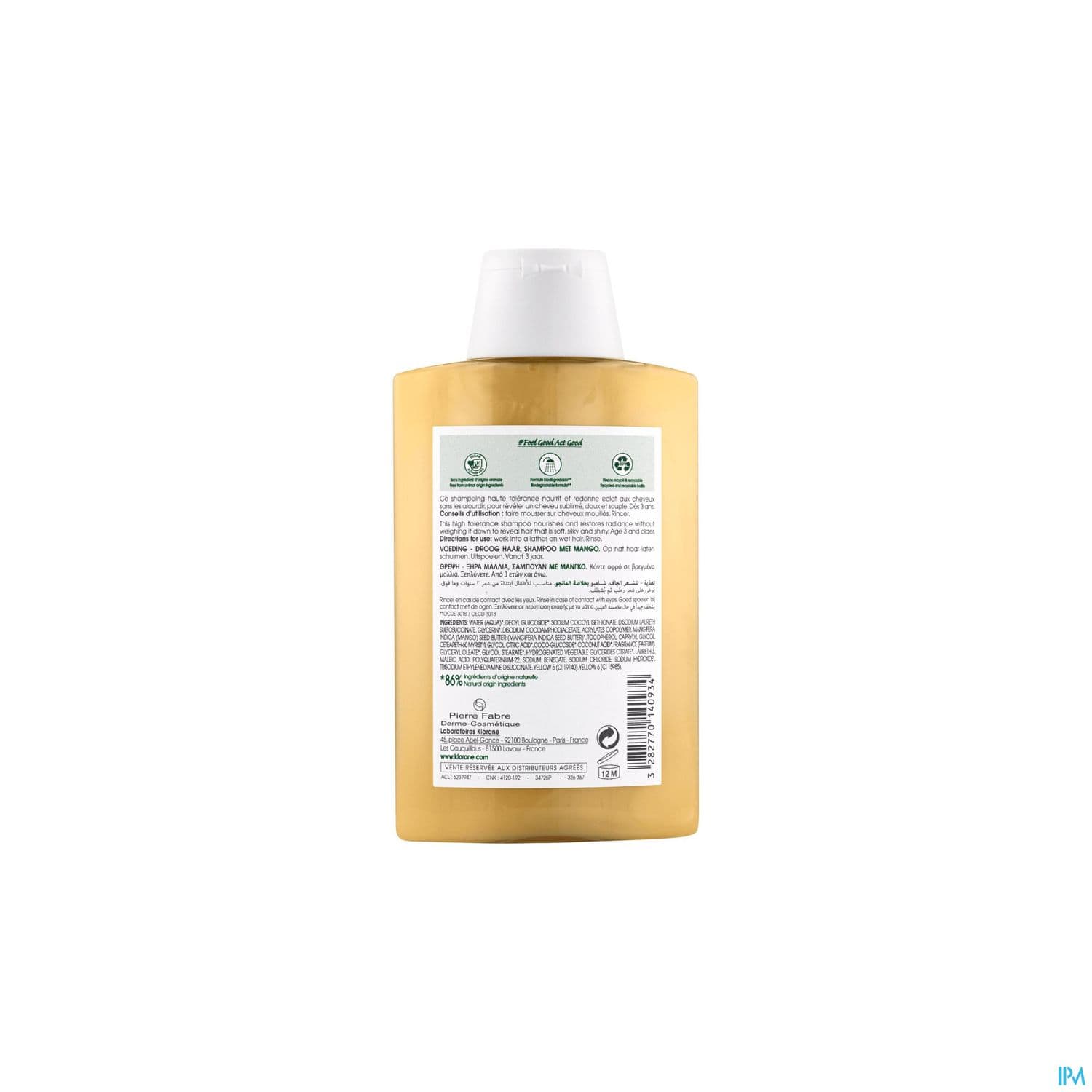 KLORANE SH BEURRE MANGUE200ML
