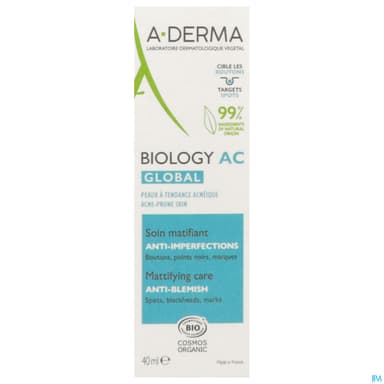 A-DERMA BIOLOGY AC GLOBAL CR 40ML