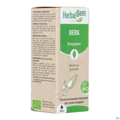 Herbalgem Bouleau Sirop Bourgeon Macer Gl Bio 30ml