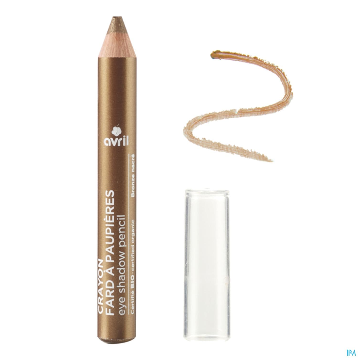 Avril Crayon Fard A Paupieres Bronze Nacre Bio 2g