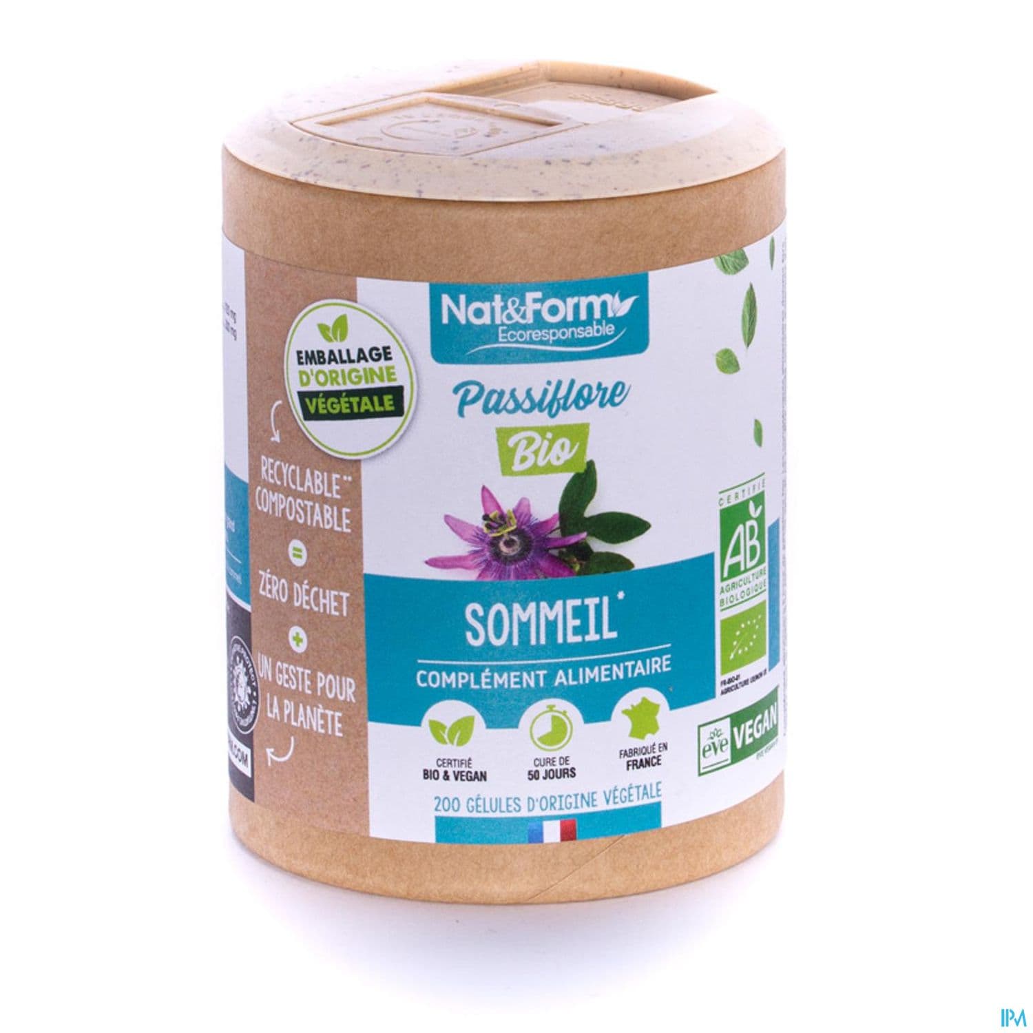 Nat Et Form Ecoresponsable Passiflore Bio Gelule Vegetale 200