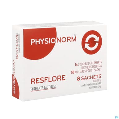 Physionorm Resflore Poudre Sachet 3g X8