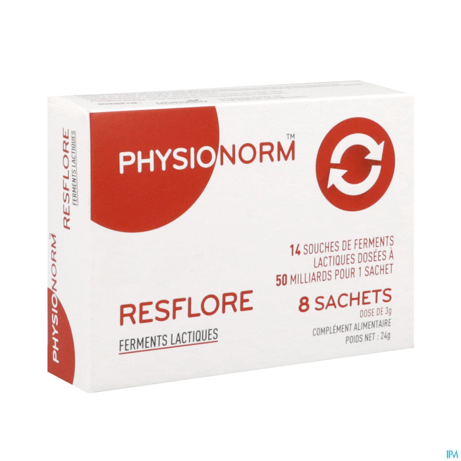 PHYSIONORM RESFLORE SACH 3G X8