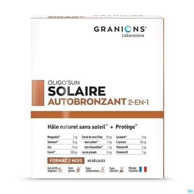 Granions Oligo'sun Autobronzant Comprime 60